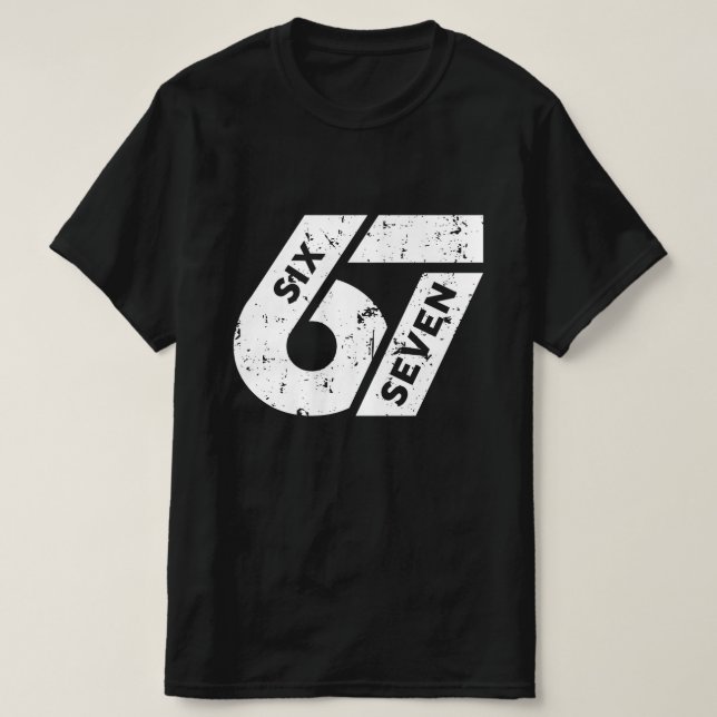 Camiseta Seis siete memes graciosos 67 (Diseño del anverso)