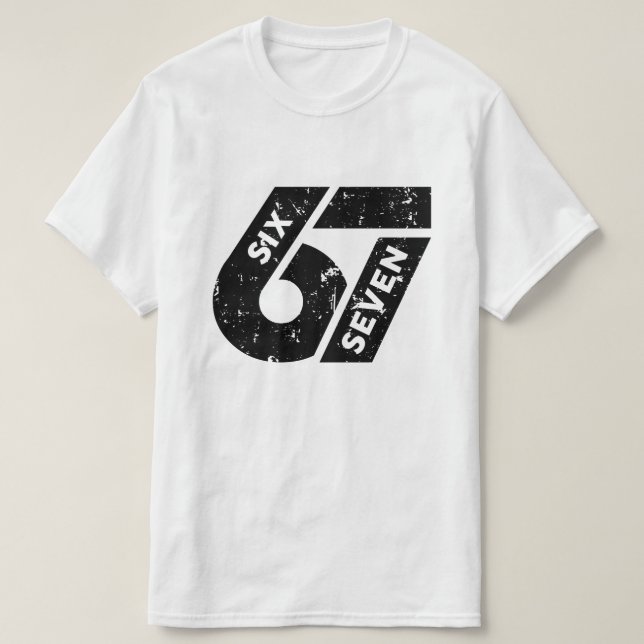 Camiseta Seis siete memes graciosos 67 (Diseño del anverso)