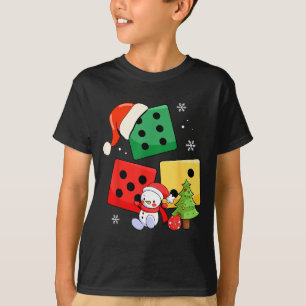 Camiseta Seis Siete Navidad Tres Dados Sombrero de Santa 67
