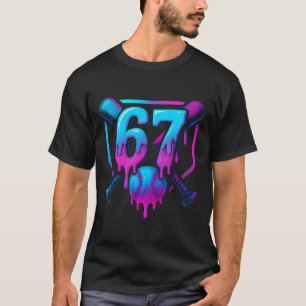 Camiseta Seis Siete Venden Helado Goteo Genial 67 Gen Alpha