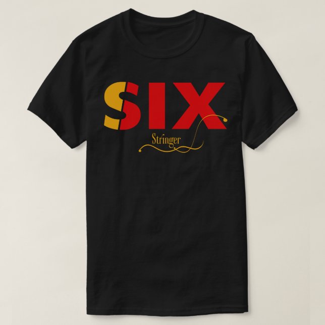 Camiseta Seis Stringer (Diseño del anverso)