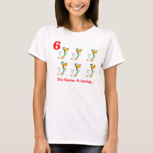 Camiseta Seis Uno-colocaciones de los gansos