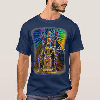 Camiseta Sekhmet: La leona diosa egipcia de sanar texto