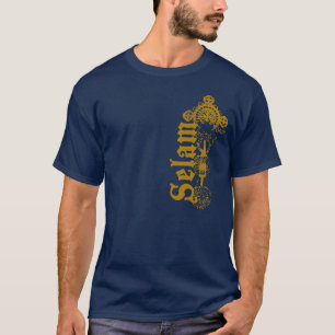 Camiseta Selam - hola - en oro