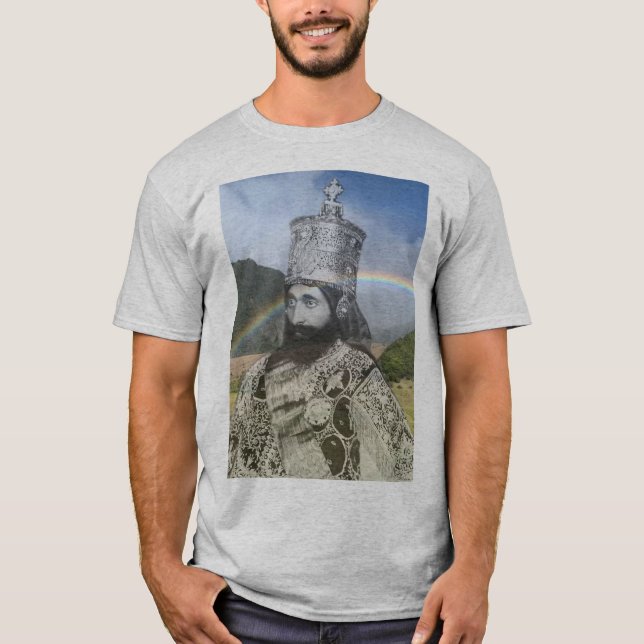 Camiseta Selassie I Rainbow (Anverso)