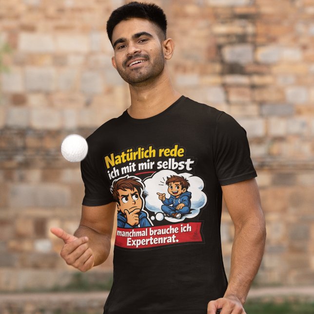 Camiseta Selbstgespräch Humor Cartoon (Subido por el creador)