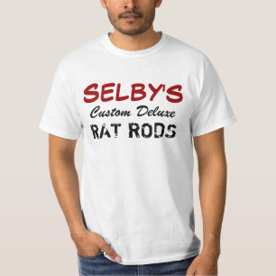 Camiseta SELBY, de lujo de encargo, BARRAS de la RATA