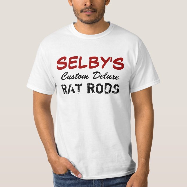 Camiseta SELBY, de lujo de encargo, BARRAS de la RATA (Anverso)