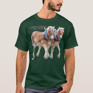 Camiseta Selección belga de caballos en ruinas