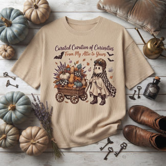 Camiseta Selección Curada de Curiosidades Fantasma y Calaba