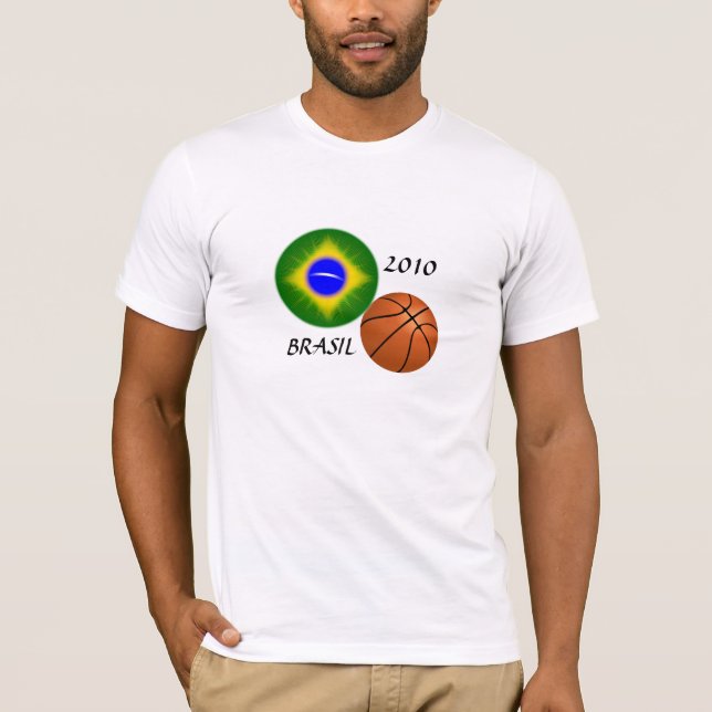Camiseta Selección de baloncesto de Brasil (Anverso)