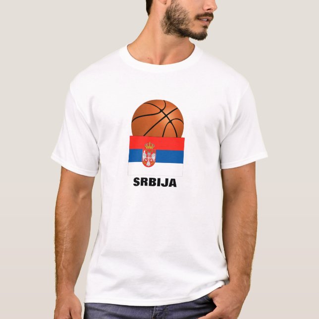 Camiseta Selección de baloncesto de Serbia (Anverso)