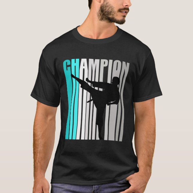 Camiseta Selección de campeón de Jiu Jitsu de Turquoise Jiu (Anverso)