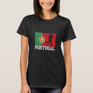 Camiseta Selección de fútbol con bandera de Portugal