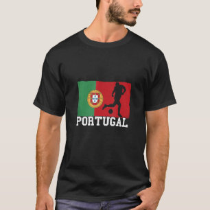 Camiseta Selección de fútbol con bandera de Portugal