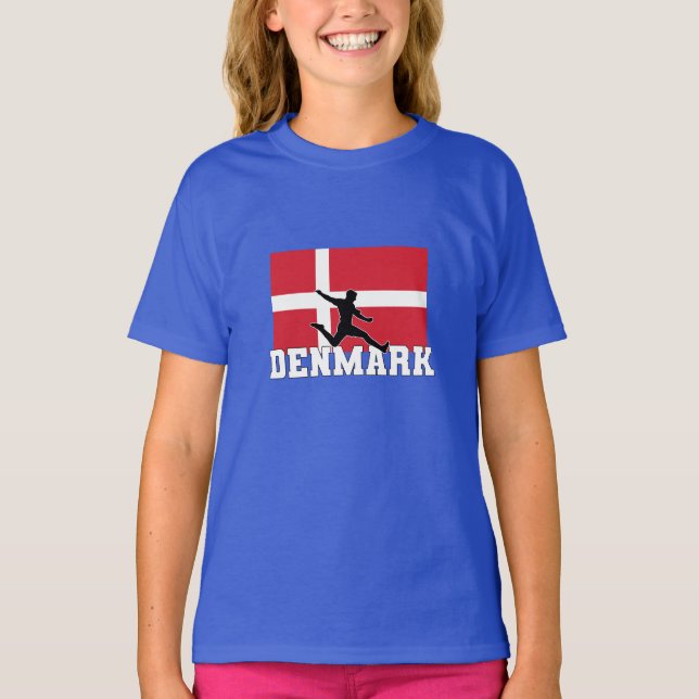 Camiseta Selección De Fútbol De Dinamarca (Anverso)