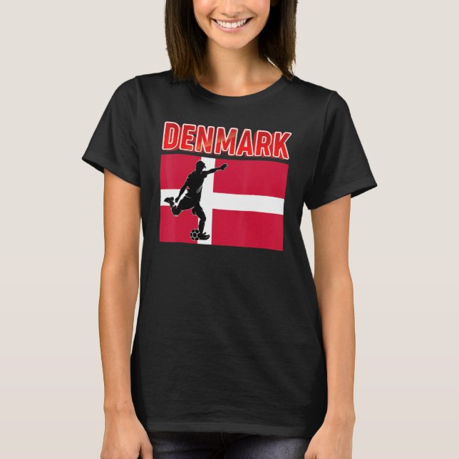 Camiseta Selección De Fútbol De Dinamarca Ch (Anverso)
