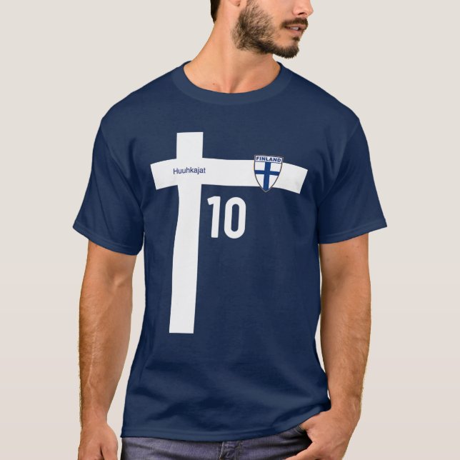 Camiseta Selección de fútbol de Finlandia (Anverso)