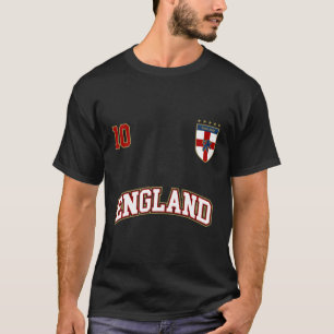Camiseta Selección de fútbol de Inglaterra número 10 Socce 