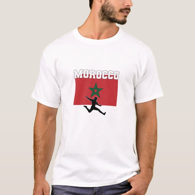 Camiseta Selección De Fútbol De Marruecos (Anverso)
