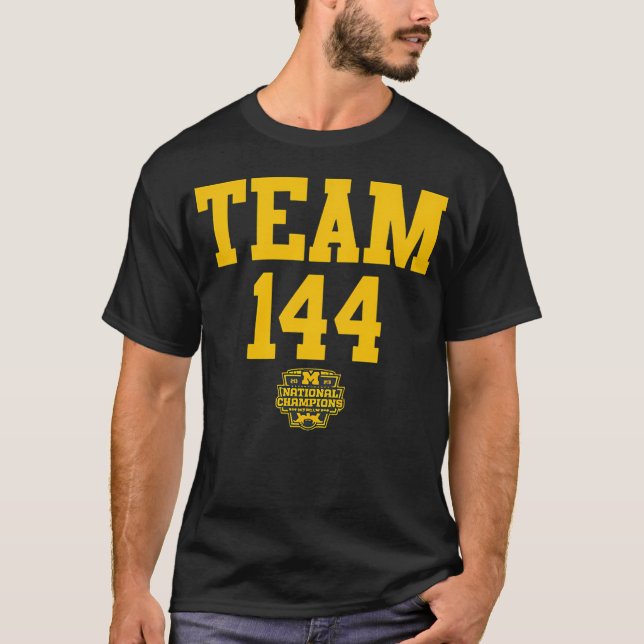 Camiseta Selección de Fútbol de Michigan 144 (Anverso)