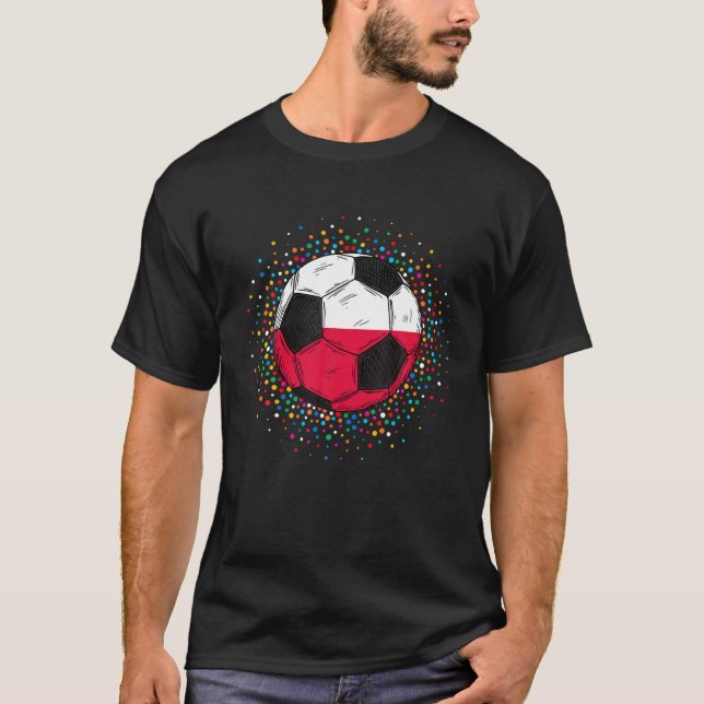 Camiseta Selección de fútbol de Polonia Bandera Nacional Je (Anverso)