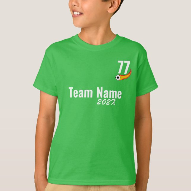 Camiseta Selección de fútbol deportivo Día de campo Escuela (Anverso)