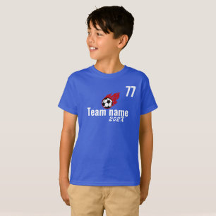 Camiseta Selección de fútbol deportivo Día de campo Escuela