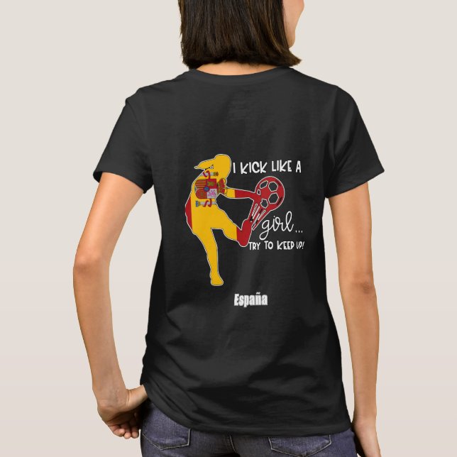 Camiseta Selección de fútbol femenino España 2023 (Reverso)