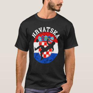 Camiseta Selección de fútbol Hrvatska Bandera croata Croaci