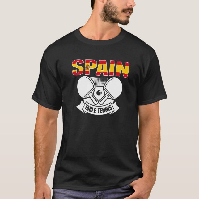 Camiseta Selección española de ping pong (Anverso)