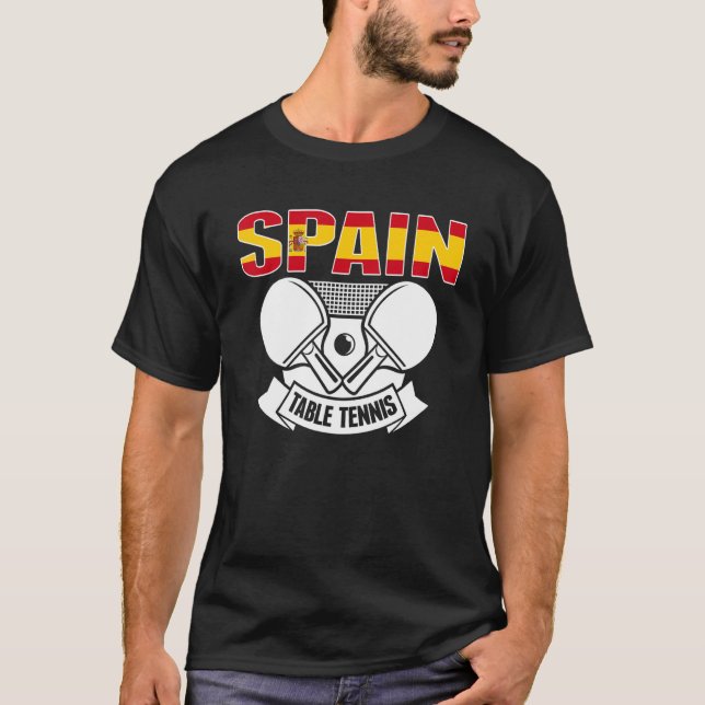 Camiseta Selección española de ping pong (Anverso)