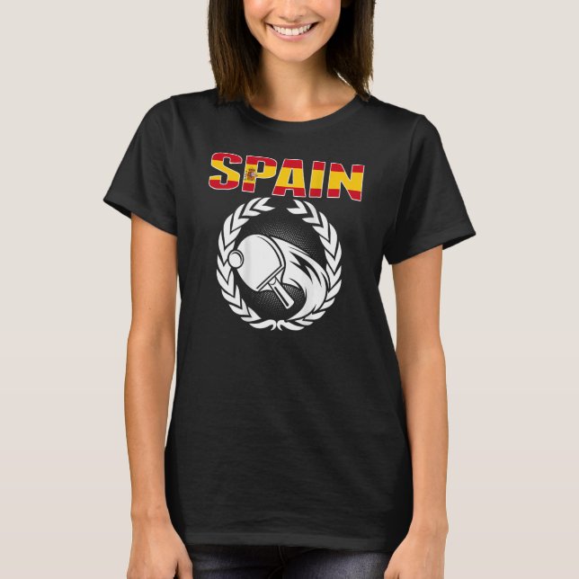 Camiseta Selección española de ping pong (Anverso)