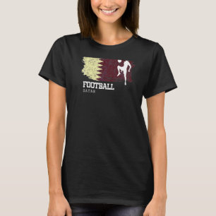 Camiseta Selección femenina de fútbol con bandera de Qatar