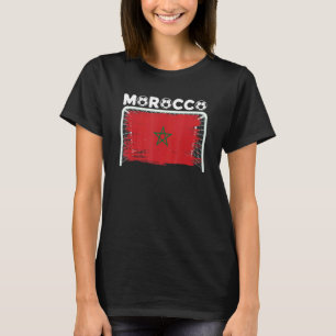 Camiseta Selección marroquí de fútbol bandera de Marruecos