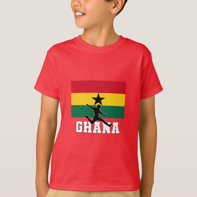 Camiseta Selección Nacional De Fútbol De Ghana (Anverso)