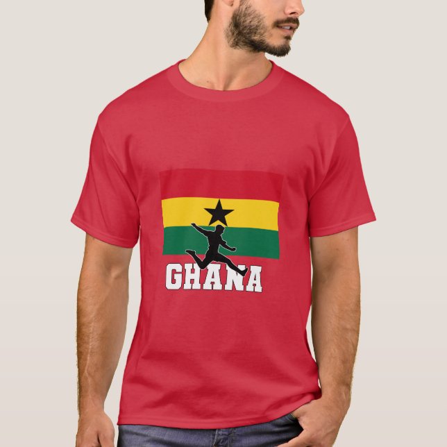 Camiseta Selección Nacional De Fútbol De Ghana (Anverso)