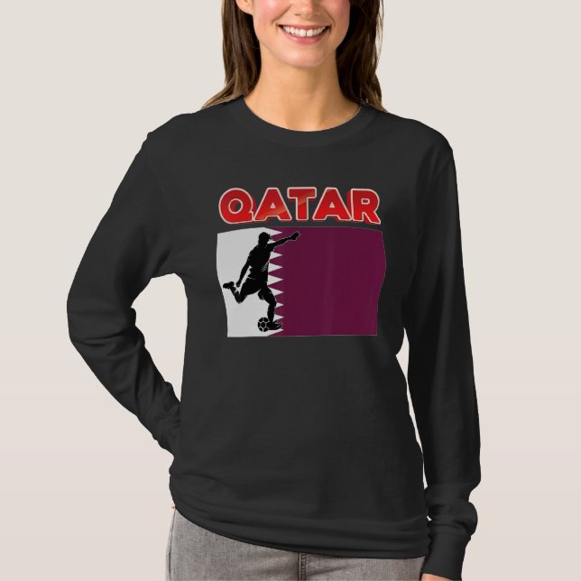 Camiseta Selección Nacional de Fútbol de Qatar (Anverso)