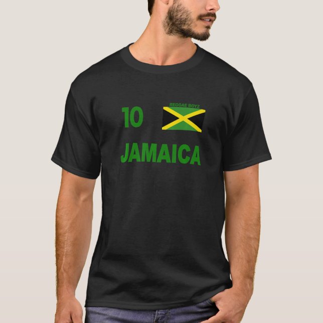 Camiseta Selección Nacional De Jamaica Nr 10 Reggae Boyz Cl (Anverso)