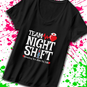 Camiseta Selección nocturna de equipo - Enfermero de turno