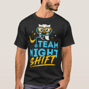 Camiseta Selección nocturna de equipo Médico de enfermería