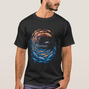 Camiseta SELECCIONADO x Nado de peces contra la actual x Bi