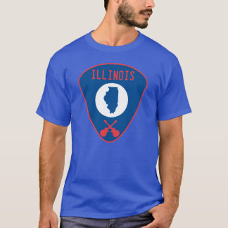 Camiseta Selector de guitarra de Illinois
