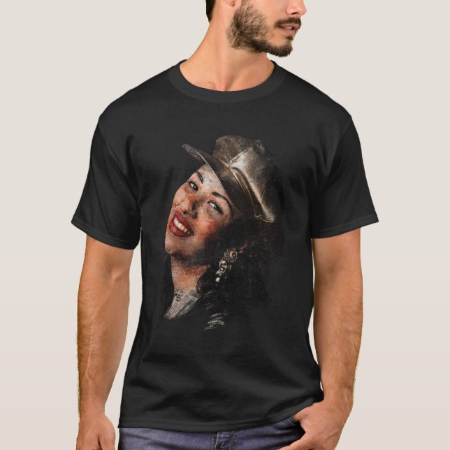 Camiseta Selena Quintanilla sonrió (Anverso)