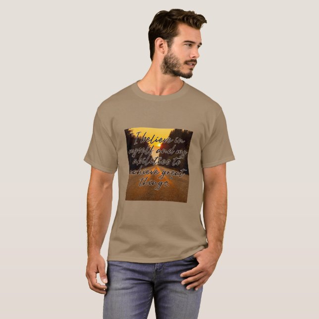 Camiseta  Self-Belief Journey Inspirational Tee (Anverso completo)