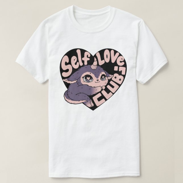 Camiseta Self Love Club (Diseño del anverso)