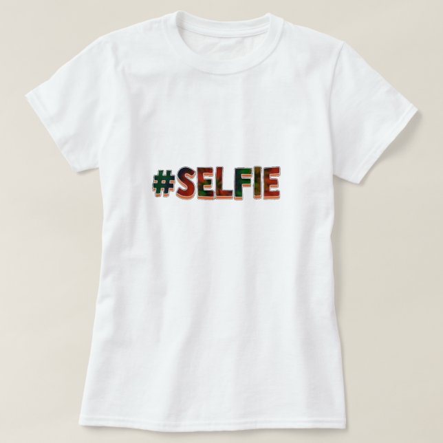 Camiseta Selfie (Diseño del anverso)