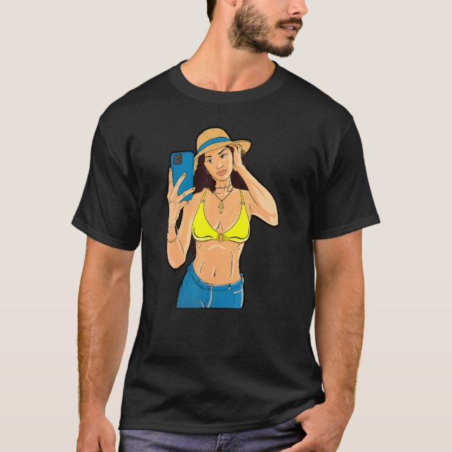 Camiseta Selfie Chica (Anverso)