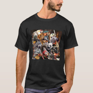 Camiseta Selfie De Animales De Pizza Taco En El Restaurante