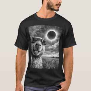 Camiseta Selfie de carpincho divertido animal gráfico del e
